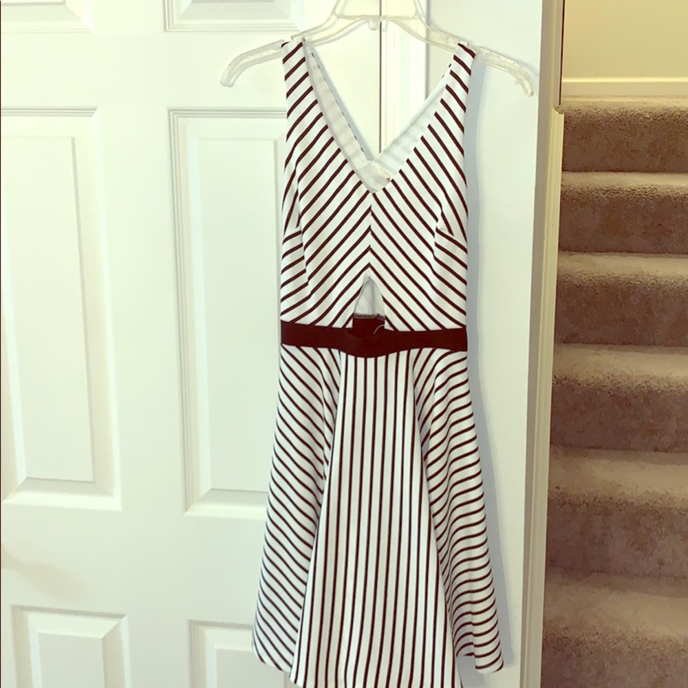❤️‍🔥 🤍🖤striped dress NWOT